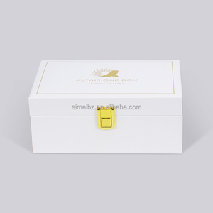 Caja de Regalo de Perfume Oud Blanco Personalizada, Lujosa, de 6 ml y 12 ml, Botella de Attar de Cristal, Caja de Madera y Cuero PU para Envasado de Aceites Esenciales - Product Image 5