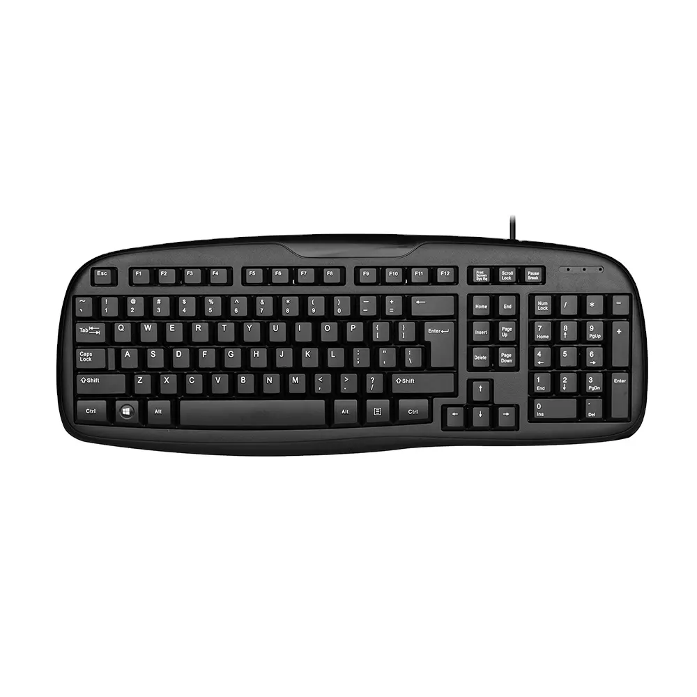 Full Size Ergonomic Accessories Business USB Home Mute Typing Games Universal Office Wired Business Desktop Keyboard