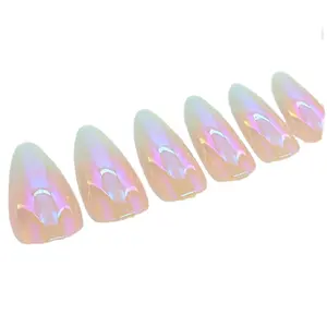 Chiodi finti finti ongles carre et rond accessori brillant Hight Quality Business Private Label Press On Nails With Box