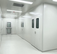 Porte de salle blanche d'hôpital moderne, résistante au feu et à l'eau - Porte battante en acier galvanisé avec isolation thermique pour usage intérieur