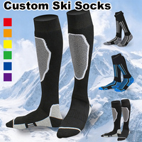 Chaussettes de compression de haute qualité pour l'été, chaussettes de sport avec rembourrage avant, chaussettes de ski chauffantes Lenz, chaussettes en laine mérinos à revers, chaussettes jusqu'au genou