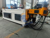 Máquina Dobladora de Tubos Cuadrados Hidráulica Automática Alemana DW63CNC, Diámetro 25mm, para Invernaderos, Dobladora de Tubos de Aluminio de 2mm