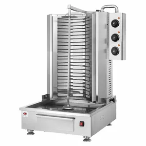 New Factory Price Electric Automatic Rotating Doner Kebab Chicken Shawarma Grill Machine Food Grade Stainless Steel Food Shops