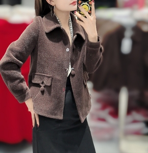Trenchs pour femmes de style coréen Design tendance pour l'hiver avec doublure en polyester Tissu tissé - Product Image 1
