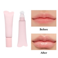 Gloss à lèvres végétalien personnalisé, waterproof, longue tenue, baume à lèvres teinté, brillant, repulpant, hydratant, à base de peptides