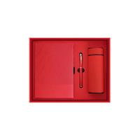 Nouvel ensemble de coffret cadeau carnet en twill avec logo personnalisé, cadeaux souvenirs en cuir souple pour bureau et entreprise, Chine