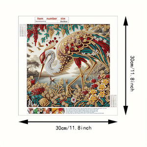 Custom <strong>Peacock</strong> Home Decor Diamond <strong>Painting</strong> Kit Special Shaped Crystal Rhinestone DIY Mosaic Diamond <strong>Painting</strong> for Wall Decoration - Product Image 2