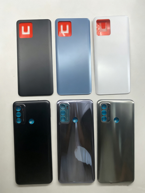 Glass Back Cover for Motorola G40 G60s G62 G72 Rear Battery Back Door Housing With Camera Lens Mobile Phone Repair Spare Parts