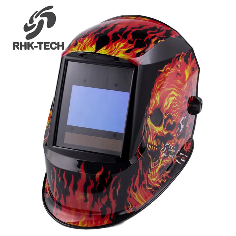 RHK 2023 экономичный промышленный индивидуальный Солнечный автоматический затемненный сварочный шлем, прямая Заводская маска для сварщика OEM