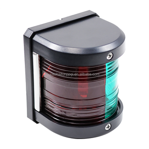 새로운 디자인 작은 돌고래 낚시 보트 요트 램프 해양 활 신호 내비게이션 라이트 깜박이는 빨간색 녹색 전면 내비게이션 신호 등 - Product Image 3