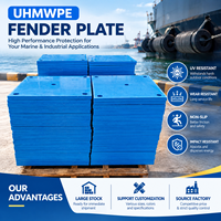 Plaque de protection de quai maritime en UHMWPE, résistante à l'usure et aux chocs, service de découpe, tailles personnalisées disponibles
