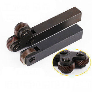 Juego de herramientas de torno de 26 mm de diámetro de acero para herramientas, con ruedas dobles/individuales y paso lineal, para cortar machos de rosca de 0.6 mm a 3.0 mm - Product Image 1