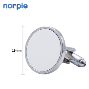 Sieraden Decoratie Dragen Manchetknoop Sublimatie Metal Blank Manchetknopen 1 Paar - Product Image 2