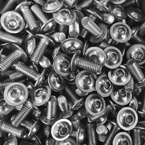 Viti a brugola M2 M3 M4 M5 M6 <span class=keywords><strong>M8</strong></span> ISO 7380.2 in acciaio <span class=keywords><strong>inox</strong></span> A2 con testa a flangia e interno esagonale - Product Image 4