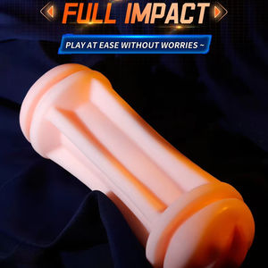 Мастурбатор для мужчин из плотного материала с управлением через приложение, 2-в-1, интерактивная секс-игрушка для взрослых, настройка в магазине - Product Image 3