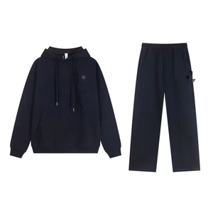 Venta Directa de Fábrica, Sudadera Deportiva Retro <span class=keywords><strong>Americana</strong></span> de Alta Calidad con el Mismo Logotipo, Conjunto Informal Holgado para <span class=keywords><strong>Hombre</strong></span>, Absorbente de Sudor - Product Image 3