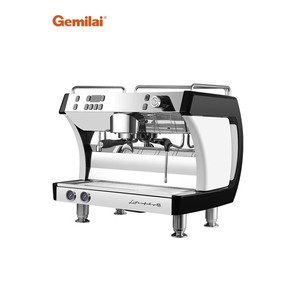 Cafetera Semiautomática Gemilai CRM3101 de Una o Dos Cabezas, Cafetera Espresso Comercial de 2800W - Product Image 1