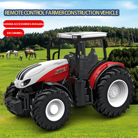 No.6640 Vente Chaude RC Tracteur Agricole 1:24 2.4G 6CH Mini Télécommande avec Lumière et Chargeur pour Enfants