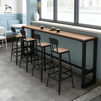 Ensemble de mobilier de terrasse en métal robuste, imperméable, avec longue banquette pour table et chaises d'extérieur