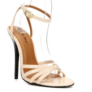 Sandales à talons hauts extra-larges taille 37-48, 13 cm, dessus en PU, semelle en caoutchouc, sangle à boucle, légères. <span class=keywords><strong>Pour</strong></span> hommes et femmes. Nouvelle Usine de Style - Product Image 4