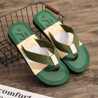 Tongs plates en maille EVA pour hommes, pantoufles de plage classiques de couleurs, Tongs pour hommes, nouveau Design 2023