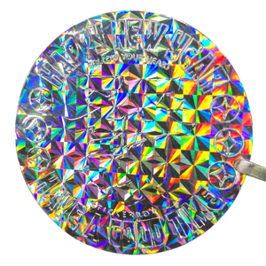 Biểu tượng tùy chỉnh dập nổi Bạc die-cut Sticker nhãn không thấm nước PP ba chiều <span class=keywords><strong>3D</strong></span> kim loại laser lá chống trầy xước bao bì nhãn - Product Image 5