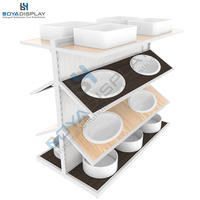 Support d'affichage multifonctionnel de luxe pour robinet de lavabo de salle de bain, portable, à LED, sur mesure, pour système de salle d'exposition