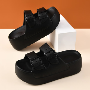 Sandalias de verano para mujer con suela gruesa, transpirables, antideslizantes, con hebilla de EVA, para playa y exteriores. - Product Image 2