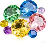 Diamants et pierres précieuses en acrylique pour jeux aquatiques et fêtes estivales à la plage
