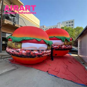 Burger <span class=keywords><strong>place</strong></span> décoration hamburgers gonflables, hamburger <span class=keywords><strong>gonflable</strong></span> géant pour la publicité - Product Image 3