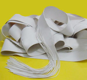 Fil de Latex Naturel pour Tricoter Crochet et Artisanat à la Main Blanc et Noir 20-90 # Filament Fil Motif Brut - Product Image 2
