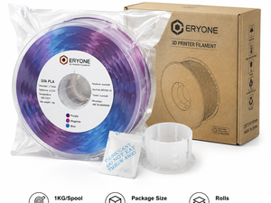 Filamento PLA de Seda de Doble Color KOSEN de 1.75 mm, Degradado Rosa-Azul y Azul-Dorado, Filamento para Impresora 3D para Bambu Lab, 1 kg - Product Image 4