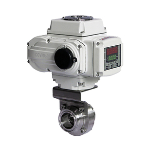 COVNA วาล์วลดแรงดัน DN100 4 นิ้ว 24V แบบยึดติดด้วย Tri Clamp สำหรับอาหาร ทำจากสแตนเลสสตีล ควบคุมด้วยมอเตอร์ - Product Image 2