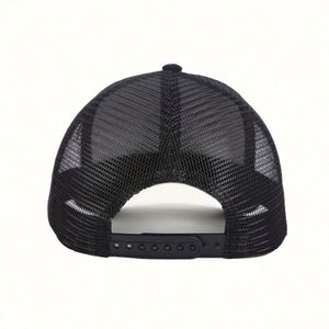 Wholesale Suede 5 Panel Breathable & Waterproof Trucker Mesh Caps Silk Screen Printing Custom Logo Outdoor Sporty Casual <b>Hats</b> - Product Image 4