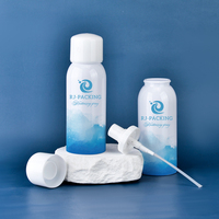 Bouteilles en plastique PET blanches vides de 120/150/180/200 ml avec bouchons pulvérisateurs en PP pour crème solaire et huiles essentielles, vaporisateurs libérant l'eau