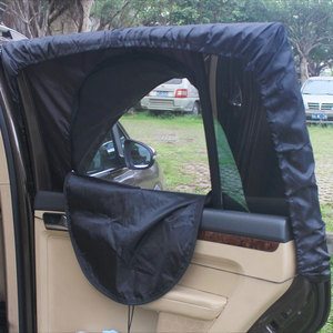 Couverture imperméable de pare-soleil de fenêtre de conception de sport de tente de SUV <span class=keywords><strong>pour</strong></span> le camping Road Trip Air Flow Window Car Bug Screen Mesh Sleep Comfort - Product Image 3