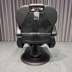 Salon Barber Hairdressing Chair Brown Foshan PU Leather Modern Salon Equipment Hair Salon <b>Furniture</b> for Sale - Product Image 4