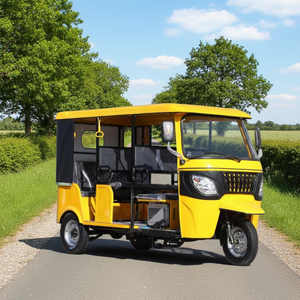Tuk-tuk à essence avec <span class=keywords><strong>side</strong></span>-<span class=keywords><strong>car</strong></span>, 9 places, carrosserie fermée, pour adultes, 30-50 km/h, Nouveauté 2025 - Product Image 1