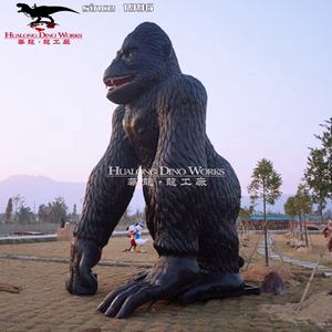 テーマパーク用設備 シミュレーション動物モデル アニマトロニクス ゴリラ - Product Image 2