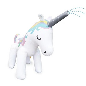 Hongcheng Unicorn <b>Inflatable</b> Water Sprayer 215x115x190cm Outdoor Lawn Toy For Kids Play - Product Image 5