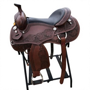 BS International NA84 Heavy Duty Genuine Leather Horse Saddle Wood Tree <b>Waterproof</b> Eco Friendly English Racing Saddle Factory - Product Image 6