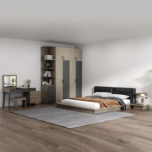 Мебель для спальни, кровать из цельного дерева на платформе с татами, современная кровать размера «King-Size» для проживания в отеле или домашнего использования - Product Image 5