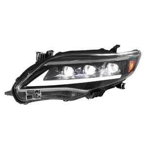 For 11-13 US Version 12V 50W <b>Headlight</b> Assembly Modification Three-eye <b>LED</b> Daytime Running Light Flowing 12V <b>LED</b> <b>Headlight</b> Assem - Product Image 3