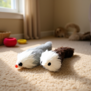 Yommy <b>Cat</b> <b>Toy</b> Mouse Plush 18cm <b>Interactive</b> Pet Plaything - Product Image 3