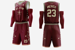 Conjunto de Camisetas de Baloncesto Reversibles Personalizadas con Impresión Completa, Diseño Americano, Logotipo, Uniformes Transpirables de Secado Rápido - Product Image 2