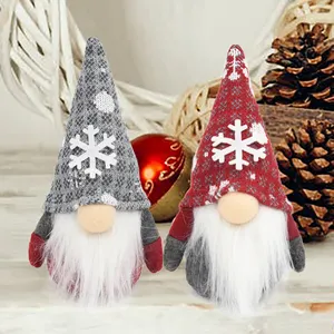 Wholesale Christmas Decor Gifts Navidad Xmas Tomte Dwarf Dolls Plush Mini Gnomes Ornaments for Christmas