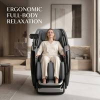 Fauteuil de massage commercial OYEAL de luxe à gravité zéro, moderne et simple, avec mécanisme de massage 2D/3D/4D et compression par airbags pour le corps entier