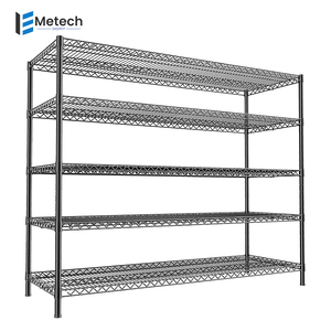 Estantería de alambre de metal de 5 niveles de alta resistencia Estante de almacenamiento de despensa ajustable comercialmente para el hogar y el almacenamiento de alimentos Estantería de garaje - Product Image 3