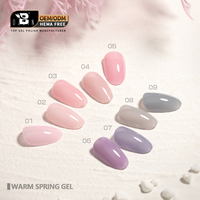 Bozlin – 36 couleurs de vernis à ongles en Gel laiteux, Semi-Permanent, chaud, transparent, Uv