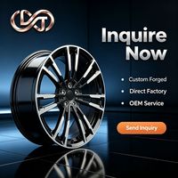 Rueda de Repuesto OEM Multirradio con Corte de Diamante Negro para Tuning y Reequipamiento de Autos de Lujo